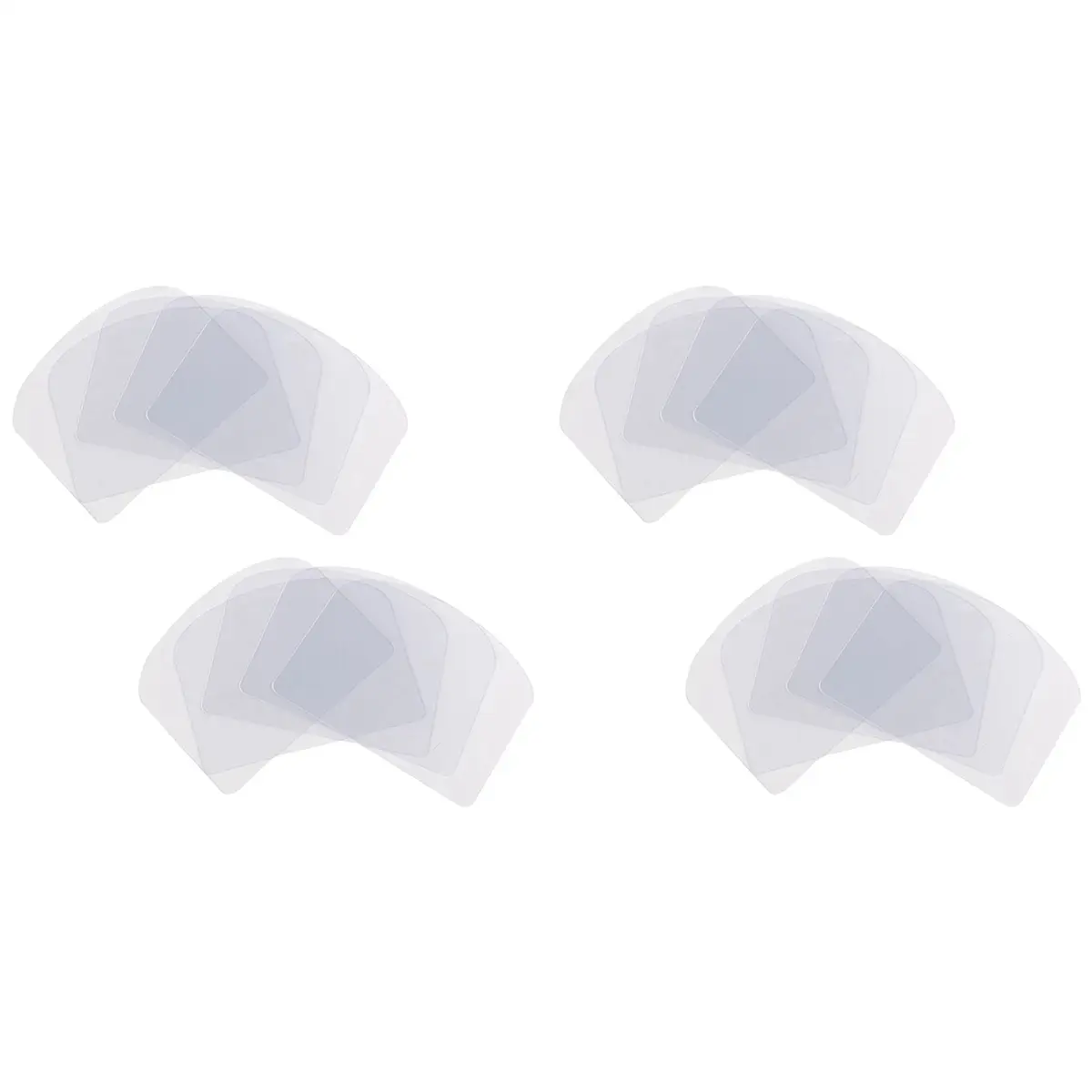 HGHO 26PCS Transparent Cake Cream Scraper Flexible Plastic Icing Spatula Buttercream Smoother Cake Decorating Tools Baking