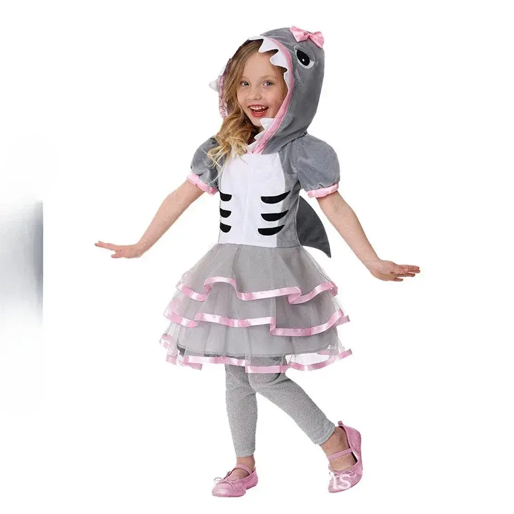 Halloween Children's Performance Costumes Shark Cartoon Pajamas Animal Dance Costumes Performance Costumes 2025 Halloween