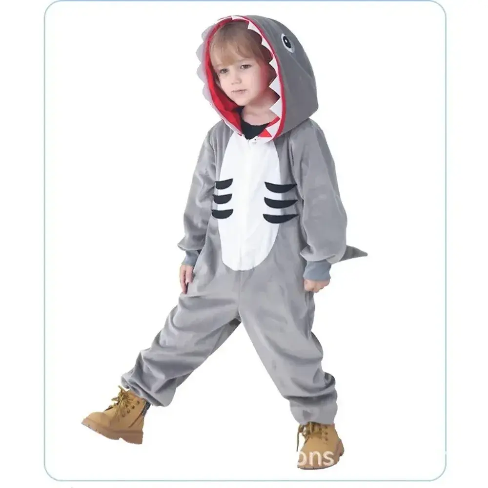 Halloween Children's Performance Costumes Shark Cartoon Pajamas Animal Dance Costumes Performance Costumes 2025 Halloween