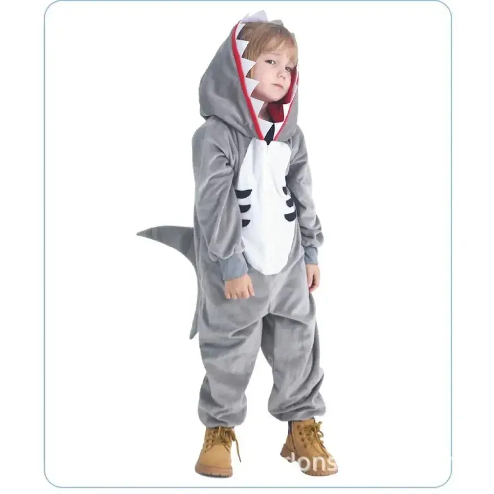 Halloween Children's Performance Costumes Shark Cartoon Pajamas Animal Dance Costumes Performance Costumes 2025 Halloween