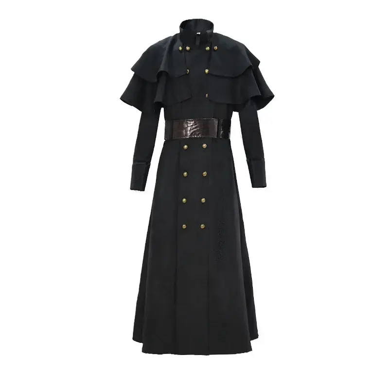 Halloween Medieval Plague Doctor Costume Steampunk Middle Ages War Nurse Bird Beak Playsuit Carnival Cosplay Fancy Party Dress