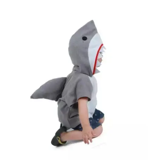 2025 Halloween Child Kids Boy Girl New Year Carnival Party Shark Cos Clothing Funny Shark Animals Cosplay Costumes