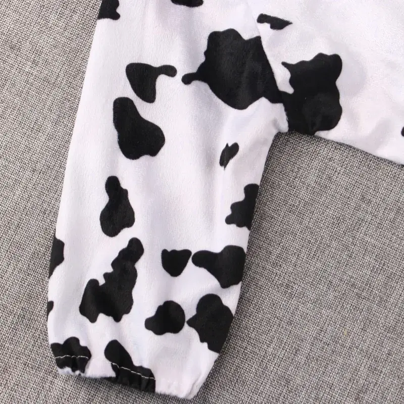 Children Kids Cows Yellow Cattle Costume Cosplay Halloween Animals Costumes Jumpsuit for Height 90-150 cm Boy Girl