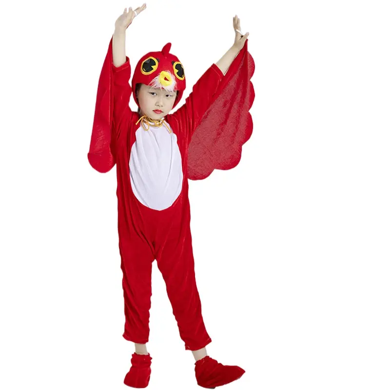 New children's Halloween animal showshowcostumes Owl EagleCrow parrot Flamingos orioles bird birds men andwomen Carnival costume