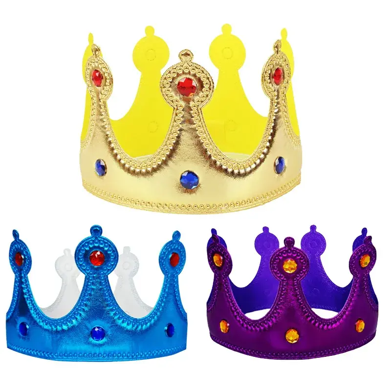 Boy Girls Men Women Adult King Costume Set Cape Queen Robe Red Cloak Crown Halloween Prince Cosplay Birthday Party Dress Up