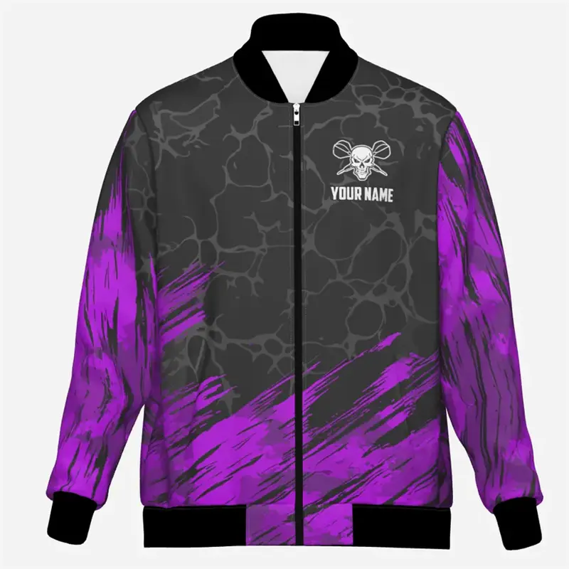 Fashion Darts 3D Printed Jacket Custom Name Team Name Personalization Bomber Jackets Trend Casual Streetwear Sweatshirt Coat