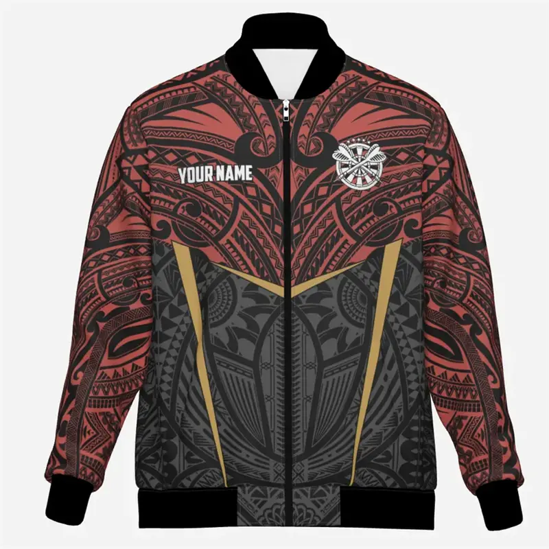 Fashion Darts 3D Printed Jackets Custom Name Team Name Personalization Bomber Jacket Trend Casual Oversized Sweatshirts Coat