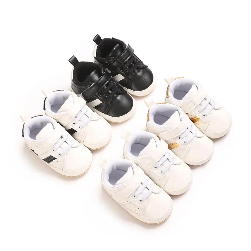 Fashionable and simple Baby Boys and Unisex First Kicks Slip Resistant Shoes & Sneakers for Infant and Toddler