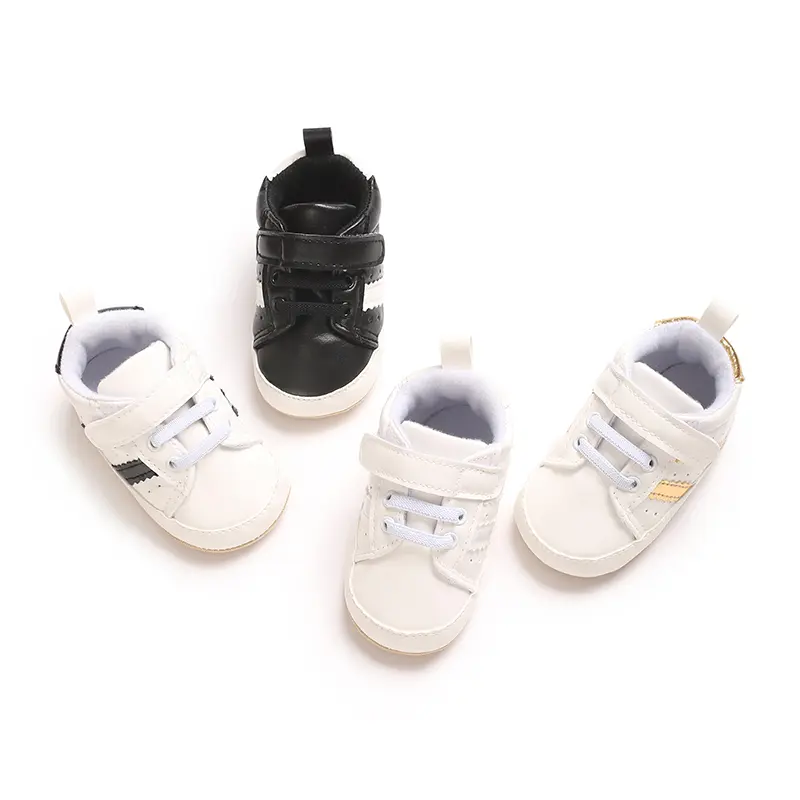 Fashionable and simple Baby Boys and Unisex First Kicks Slip Resistant Shoes & Sneakers for Infant and Toddler
