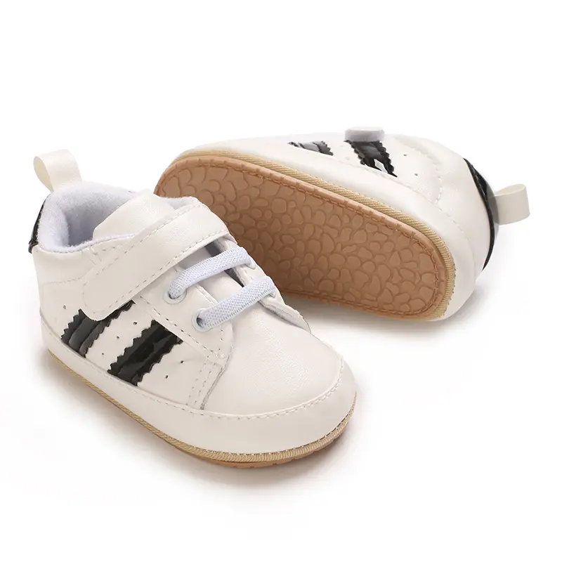 Fashionable and simple Baby Boys and Unisex First Kicks Slip Resistant Shoes & Sneakers for Infant and Toddler