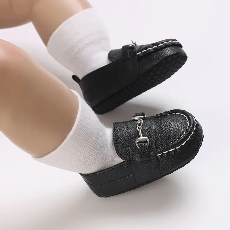 Casual Slip On Low Top Loafer Shoes For Baby Boys, Lightweight Comfortable Non Slip Flat Shoes For Indoor Outdoor Walking, Sprin