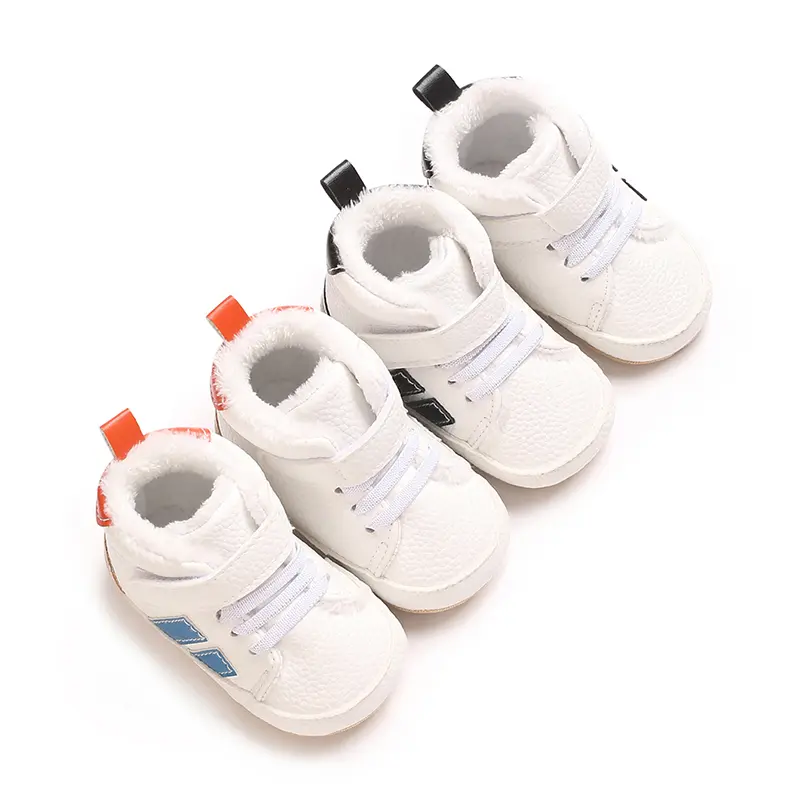 New baby shoes PU leather casual shoes anti slip soft sole fashionable baby shoes walking shoes