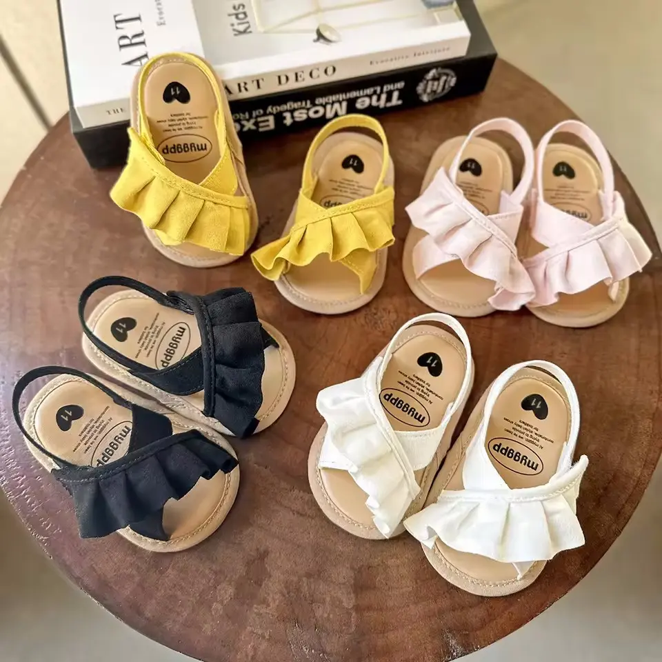 Baby Girls Sandals Summer Shoes Outdoor First Walker Toddler Girls Shoes For Summer
