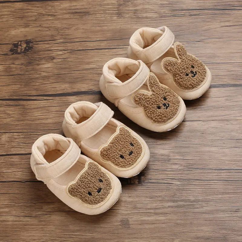 Baby Slippers Casual Baby Boy Girl Knit Crib Shoes Cartoon Soft Sole Anti-slip Prewalker Reptiles Toddler Baby Shoes