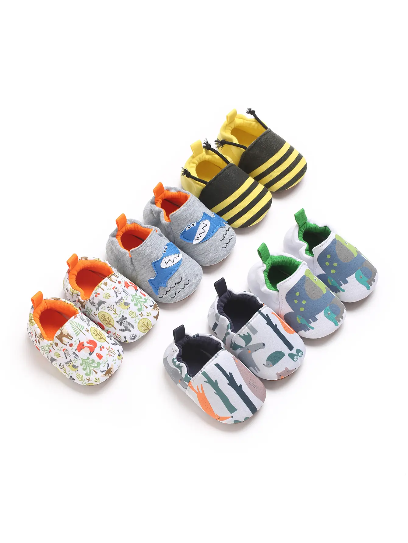 Timatego Toddler Baby Boys Girls Shoes Non Skid Slipper Sneaker Moccasins Infant First Walker House Walking Crib Shoes
