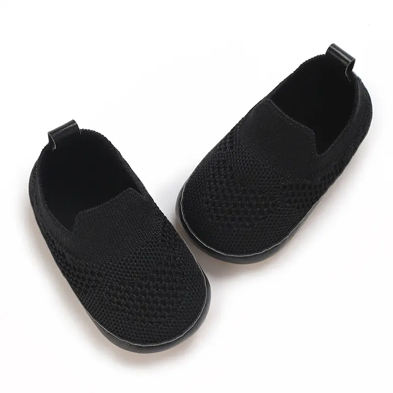 Boys & Girls Toddler Casual Sneakers - Soft Sole Slip-On Shoes with Breathable Fabric Lining,