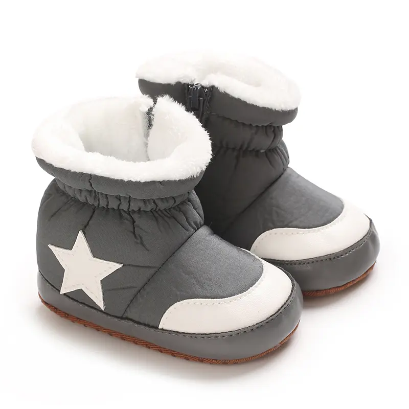 Cozy & Cute Solid Color Snow Boots - Soft, Warm Fleece-Lined for Outdoor Walking & Hiking, Perfect for Fall/Winter