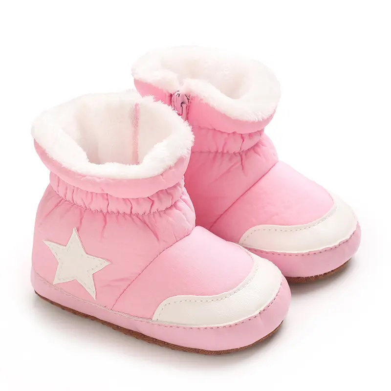 Cozy & Cute Solid Color Snow Boots - Soft, Warm Fleece-Lined for Outdoor Walking & Hiking, Perfect for Fall/Winter