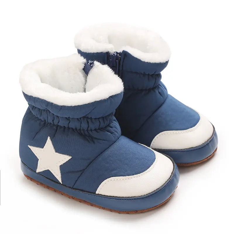Cozy & Cute Solid Color Snow Boots - Soft, Warm Fleece-Lined for Outdoor Walking & Hiking, Perfect for Fall/Winter