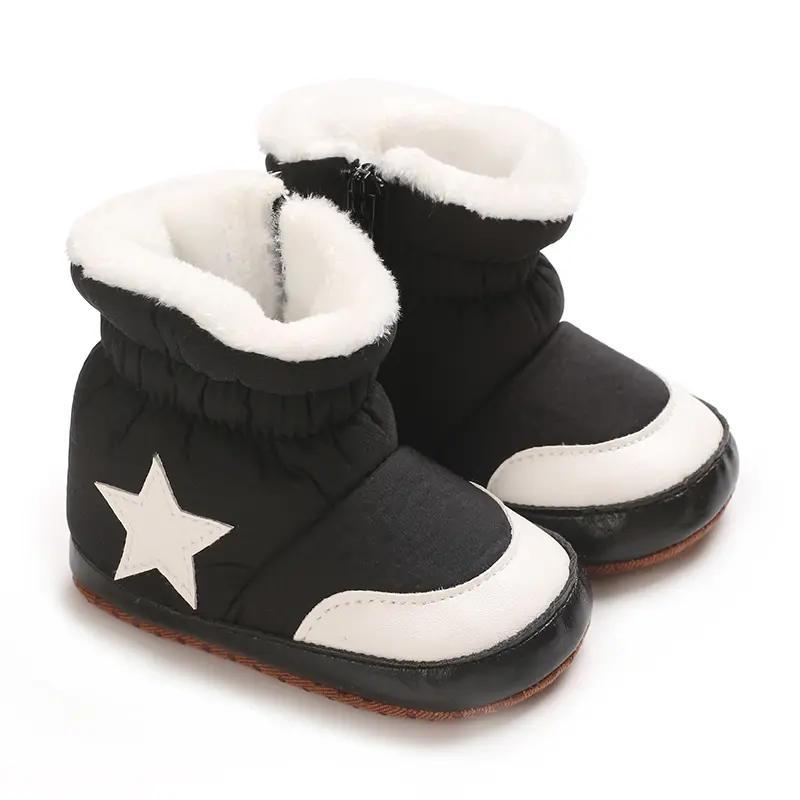 Cozy & Cute Solid Color Snow Boots - Soft, Warm Fleece-Lined for Outdoor Walking & Hiking, Perfect for Fall/Winter