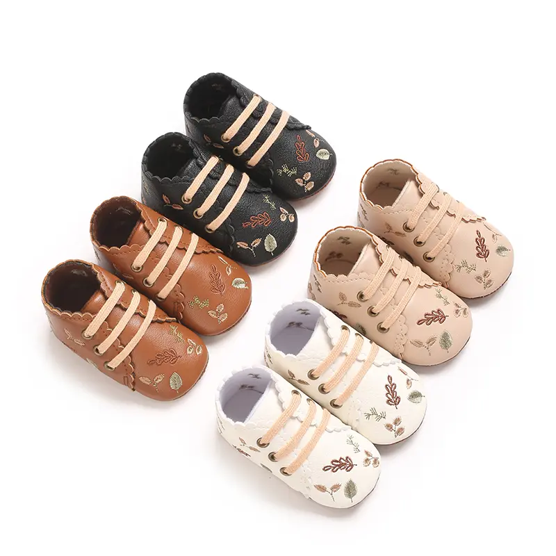 Baby Girls Mary Jane Flats with Bowknot Princess Party Dress Crib Shoes Non-Slip Soft Rubber Sole for Toddler First Walkers