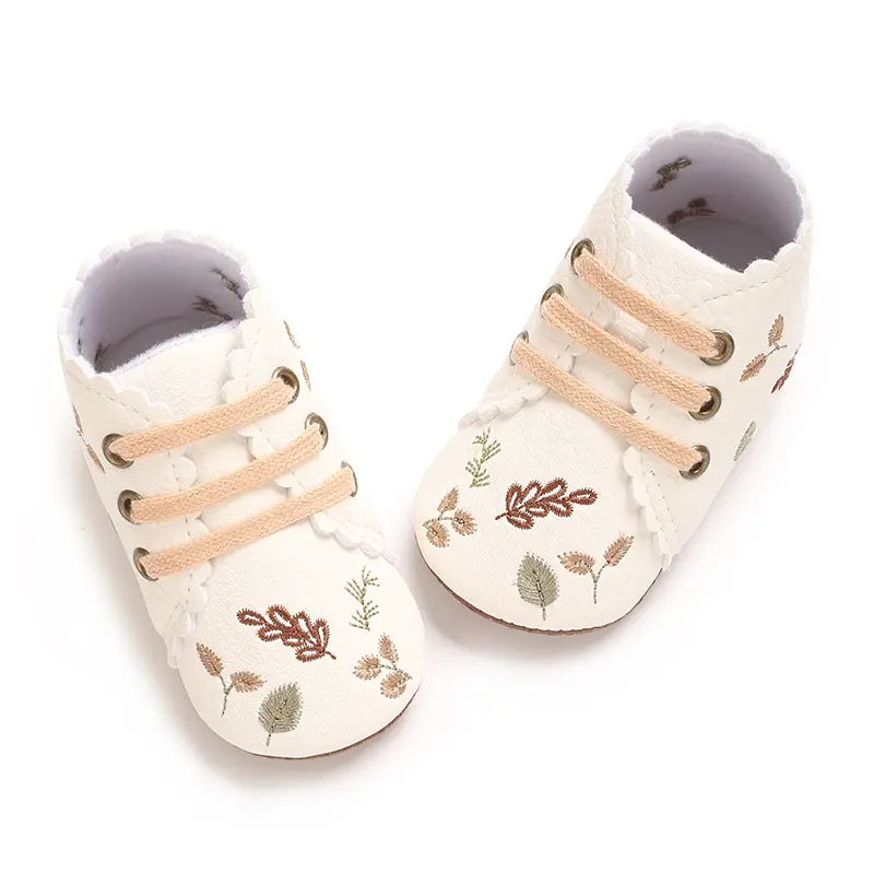 Baby Girls Mary Jane Flats with Bowknot Princess Party Dress Crib Shoes Non-Slip Soft Rubber Sole for Toddler First Walkers