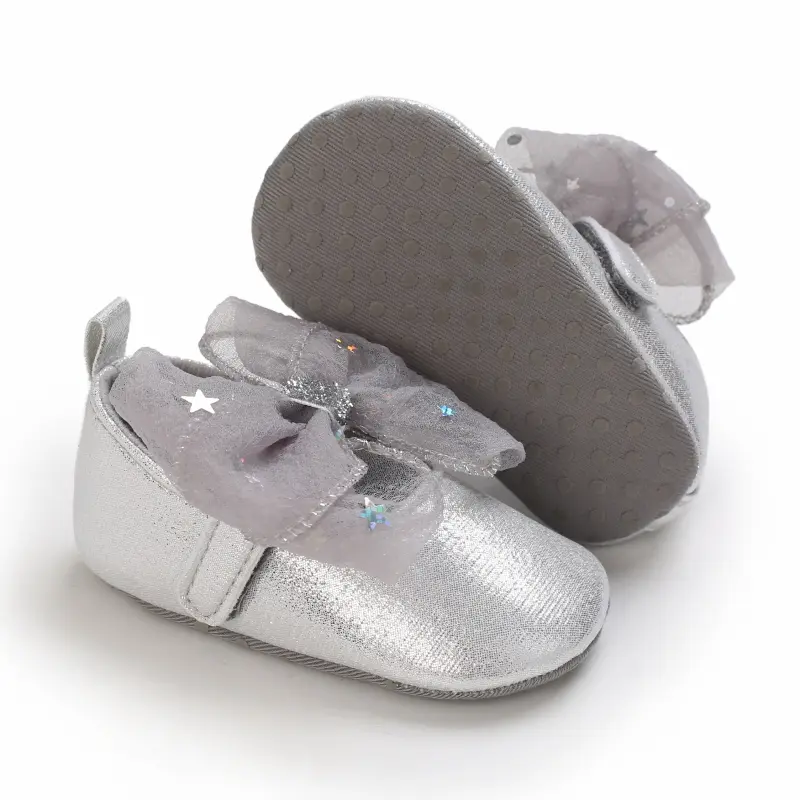 Spring And Autumn 0-1 Year Old Female Baby Soft Soled Princess Shoes Baby Walking Shoes