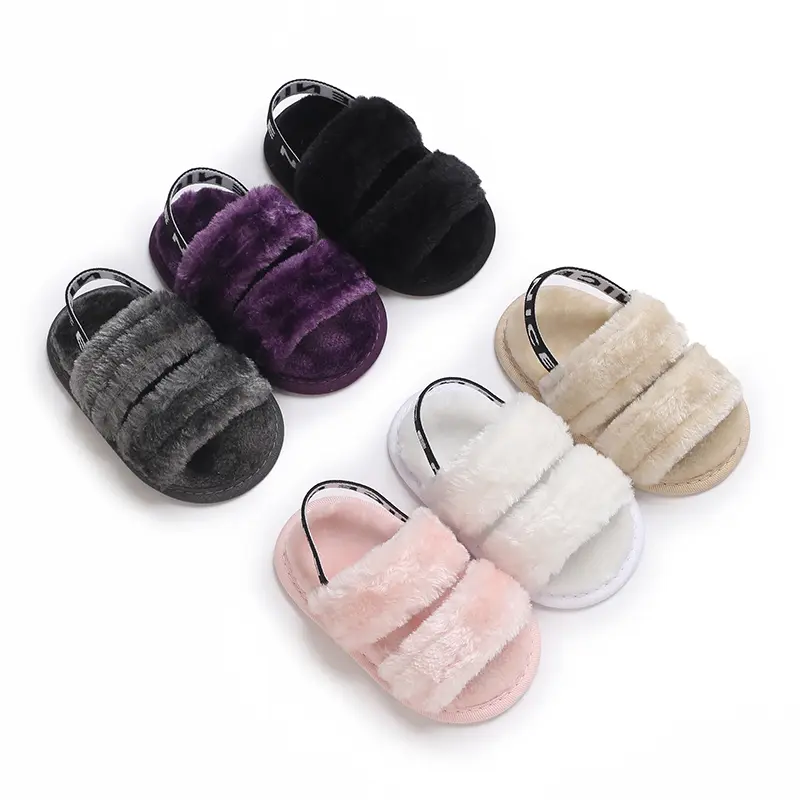 In winter, 0-1 year old babies are comfortable indoors, warm slippers, toddler shoes wool shoes