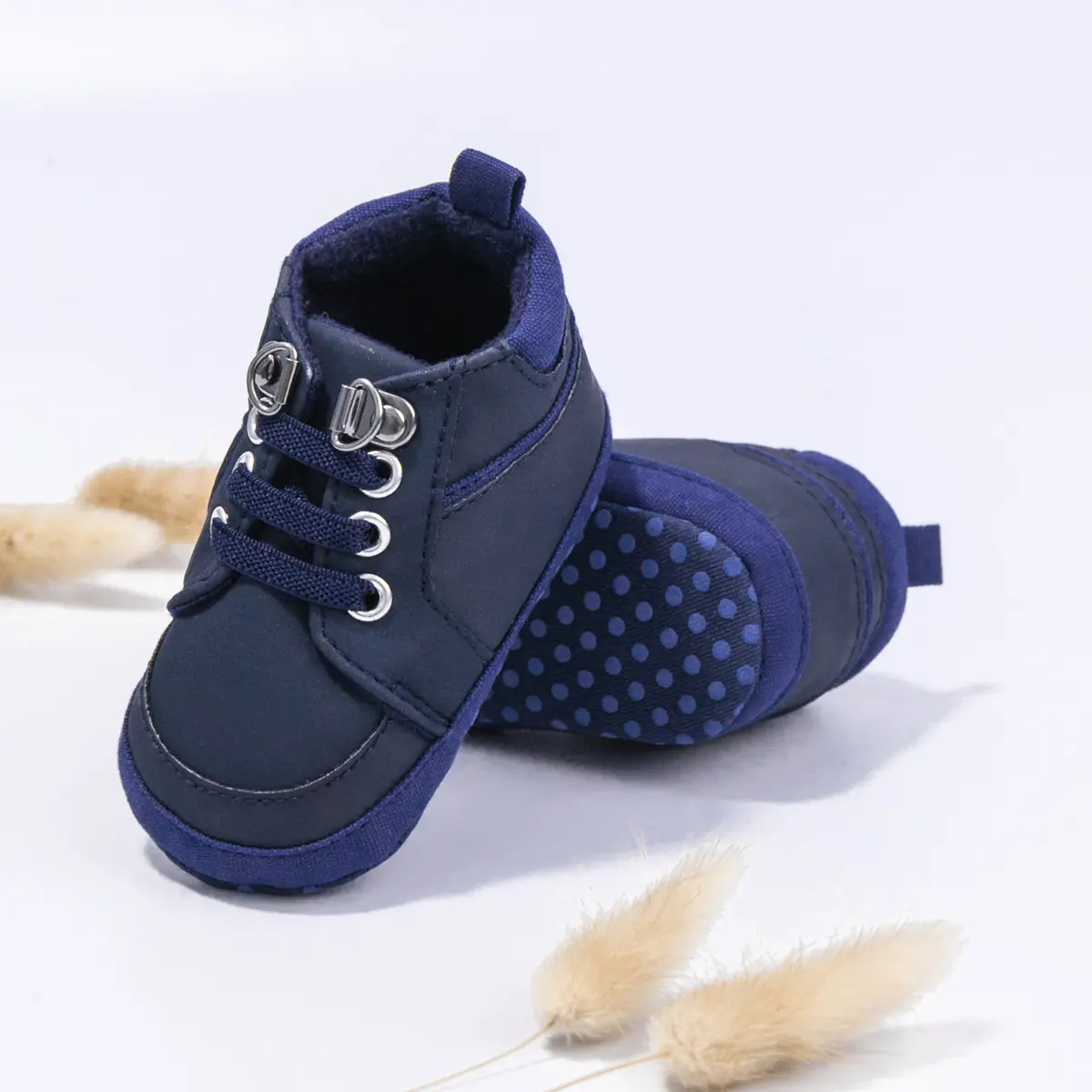 Baby Shoes Autumn New Boys' Sports Shoes Solid Color Simple Baby Shoes Multi functional Casual Shoes Daily Canvas Shoes
