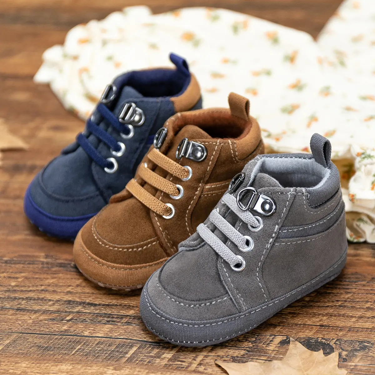 Baby Shoes Autumn New Boys' Sports Shoes Solid Color Simple Baby Shoes Multi functional Casual Shoes Daily Canvas Shoes