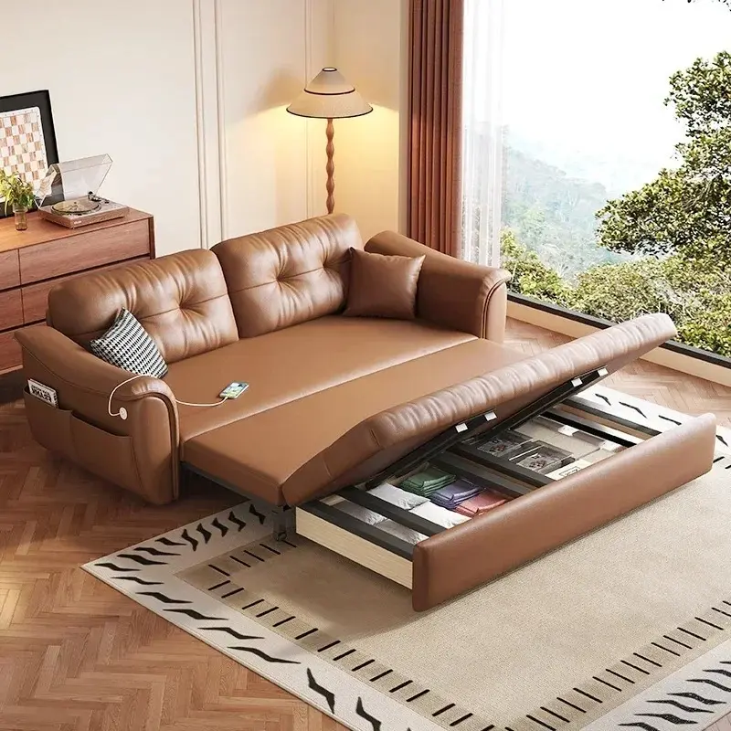 Storage L Shape Sale Living Room Sofas Designer Modern Wooden Sectional Couch Sofas Puffs Minimalist Muebles De Sala Furniture