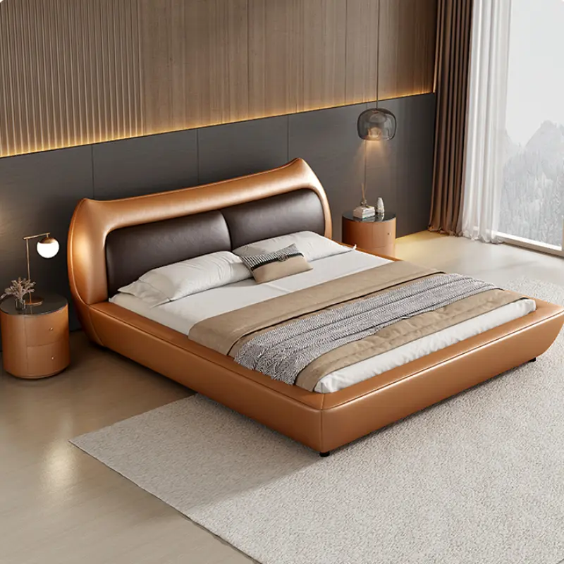 Design Adults Luxury Double Bed Storage Space Modern Loft Queen Double Bed Bases Frames Lit De Chambre A Coucher Furniture