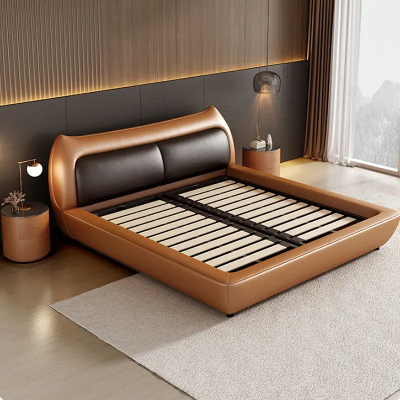 Design Adults Luxury Double Bed Storage Space Modern Loft Queen Double Bed Bases Frames Lit De Chambre A Coucher Furniture