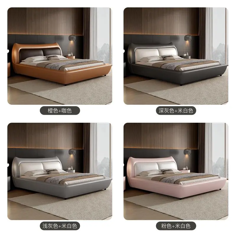 Design Adults Luxury Double Bed Storage Space Modern Loft Queen Double Bed Bases Frames Lit De Chambre A Coucher Furniture