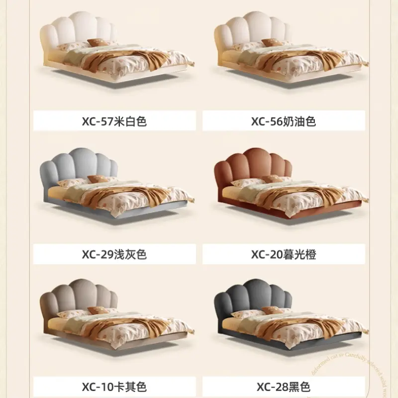 Design Princess Soft Double Bed Kids Modern Girls Storage Children Bed Single Queen Lit De Chambre A Coucher Home Furniture