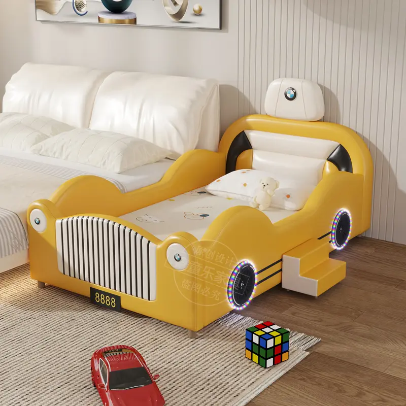 Design Wood Modern Children Bed Luxury Girls Boys Space Saving Children Beds Baby White Camas De Dormitorio Bedroom Furniture