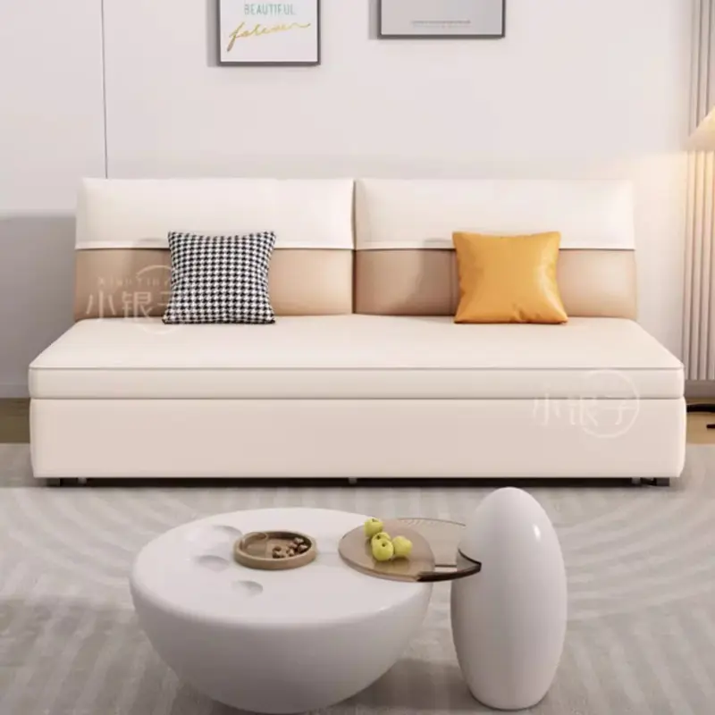 Dual Use Modern Sofa Recliner Sleep Foldable Nordic Floor Sofa Lounge Loveseat Divano Letto Matrimoniale Living Room Furniture