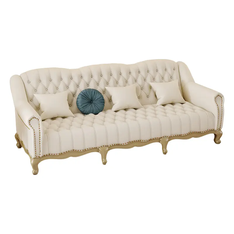 White Designer Luxury Sofa Chair Fancy Living Room Lounge Sectional Sofa Loveseat Single Canape Salon De Luxe Home Furniture