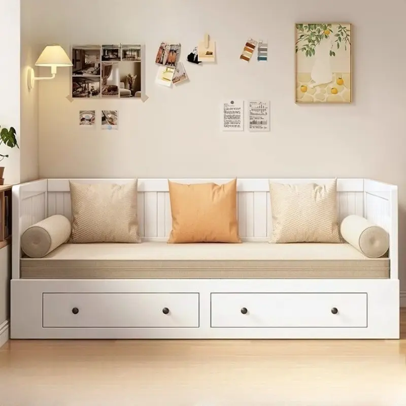 Wood Loft Modern Daybed Storage Adults Design Folding House Daybed Frame Floor Somieres Y Marcos De Cama Furnitures For Bedroom