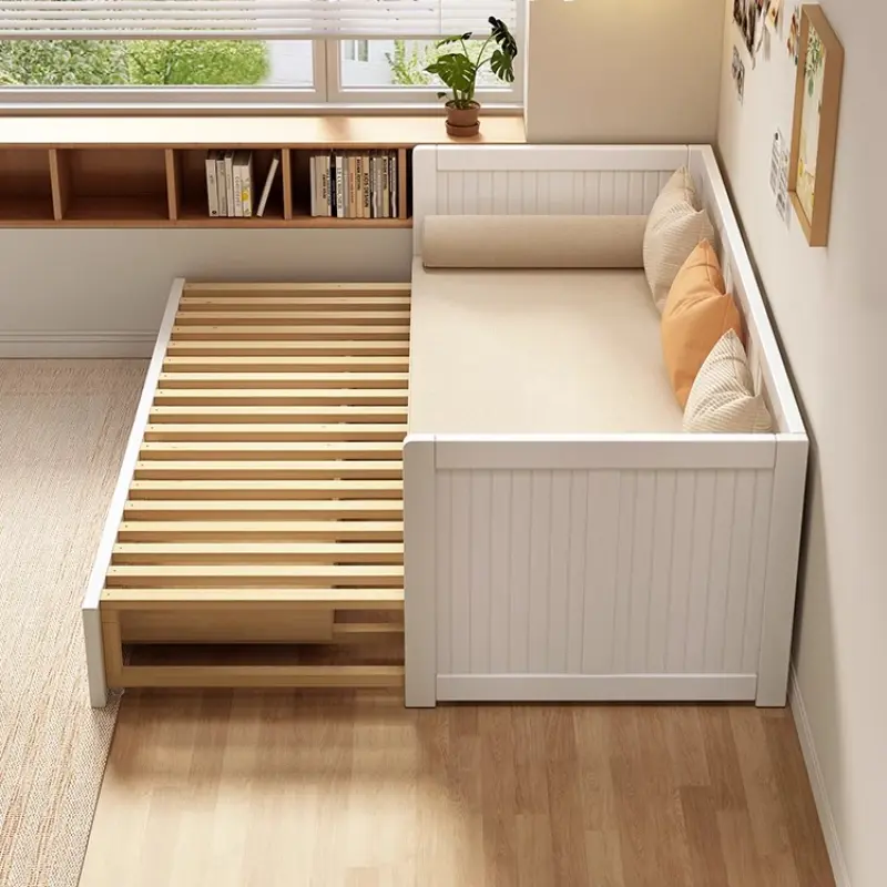 Wood Loft Modern Daybed Storage Adults Design Folding House Daybed Frame Floor Somieres Y Marcos De Cama Furnitures For Bedroom