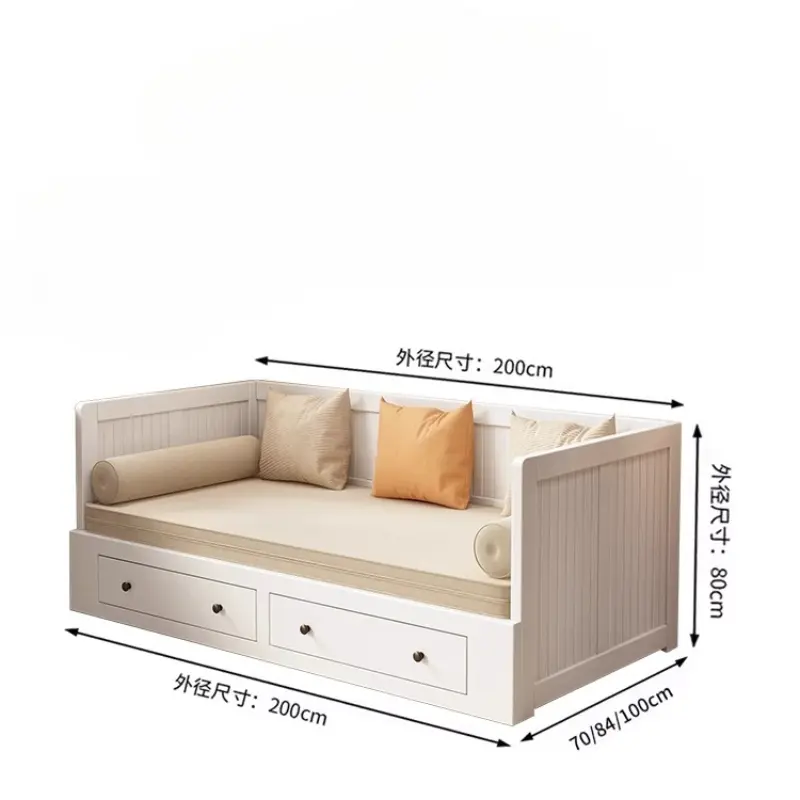 Wood Loft Modern Daybed Storage Adults Design Folding House Daybed Frame Floor Somieres Y Marcos De Cama Furnitures For Bedroom