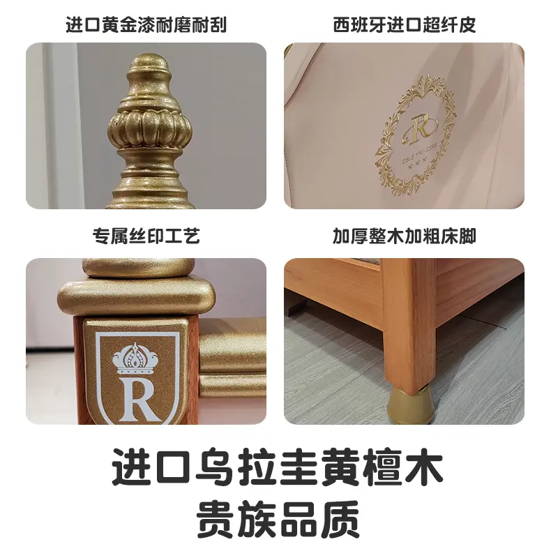 Design Princess Luxury Children Bed Kids Modern Girls Queen Loft Children Beds Frames Wood Camas De Dormitorio Bedroom Furniture