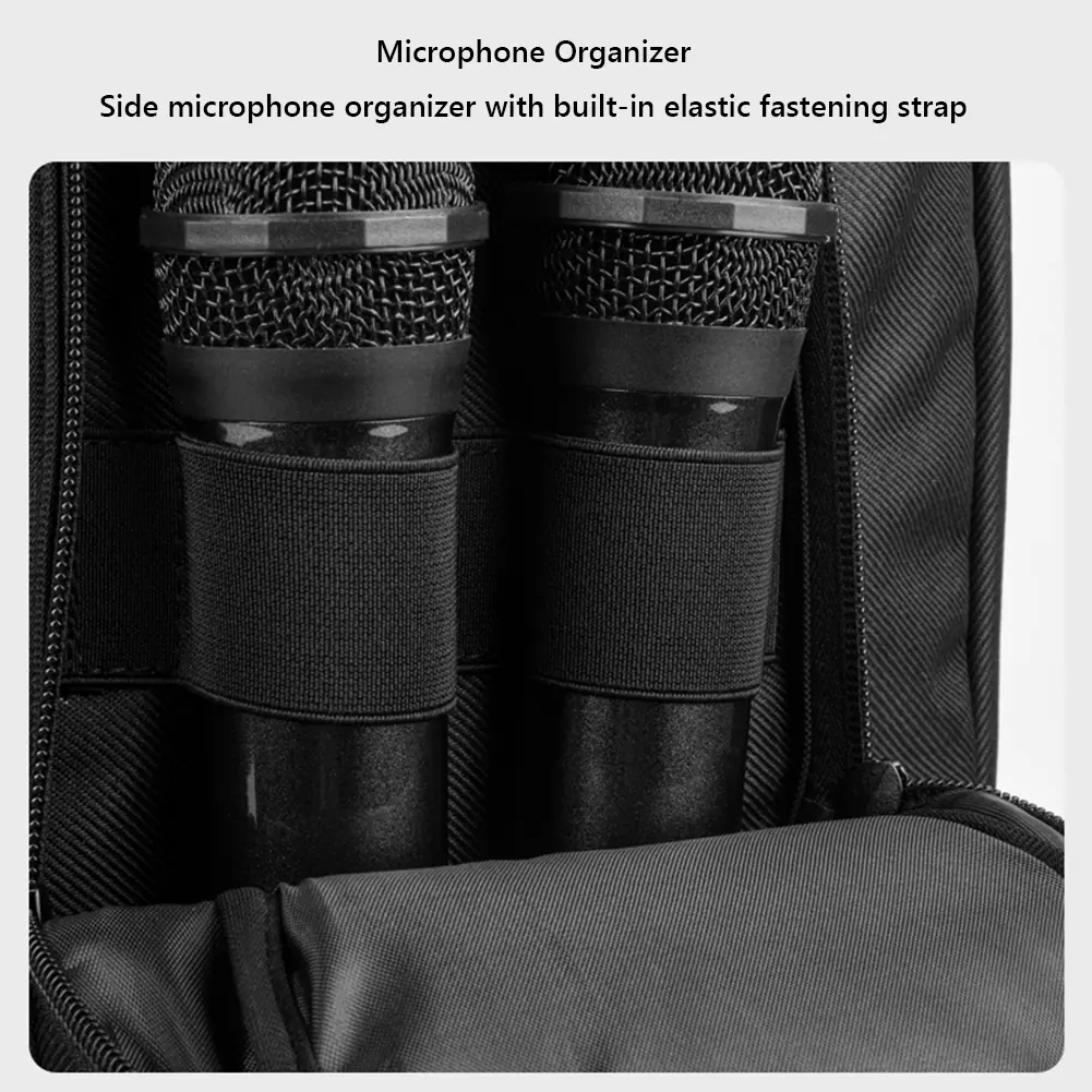 Speaker Cover Shockproof Protective Speaker Case with Side Microphone Storage Bag for JBL PartyBox Encore Essential