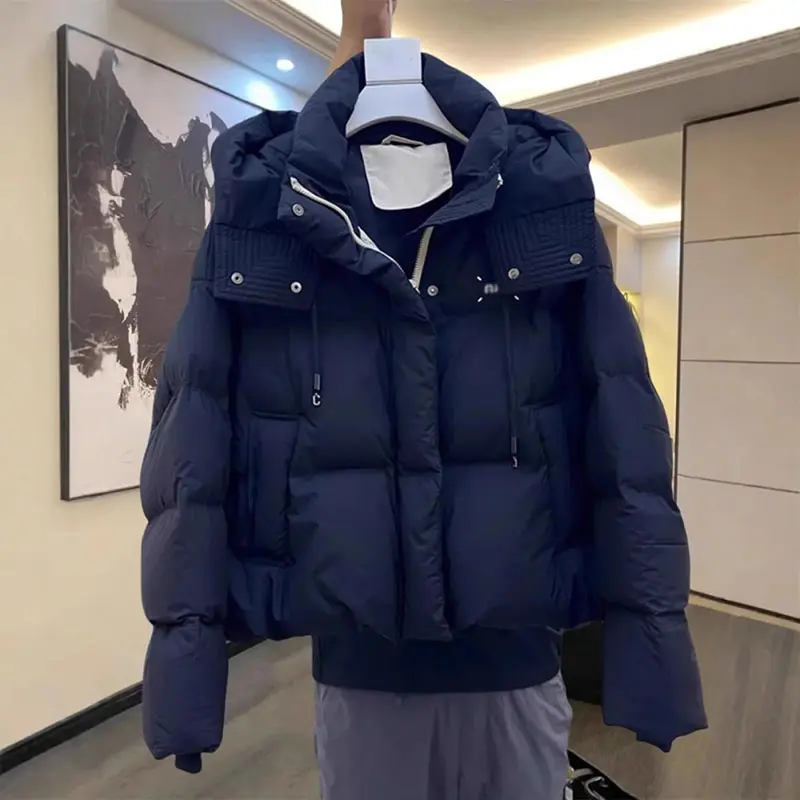 Women's Jacket 2025 New Winter Parkas Female Down Cotton Overcoat Hooded Thick Warm Padded Short Casual Coat Ladies Outwear Tops