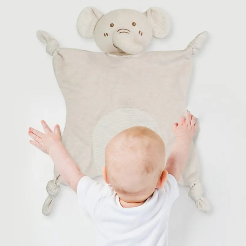 Baby Infant Cartoon Animal Lion Rabbit Elephant Appease Towel Soft Comforting Blanket cotton Drooling Soother Towel for Newborns