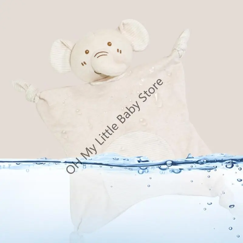 Baby Infant Cartoon Animal Lion Rabbit Elephant Appease Towel Soft Comforting Blanket cotton Drooling Soother Towel for Newborns