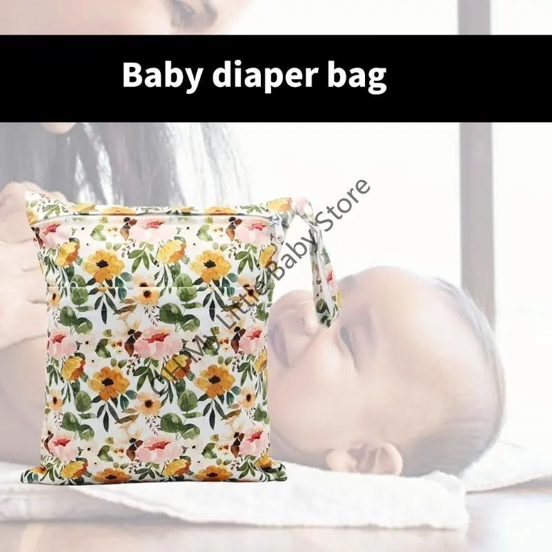 M76C Water Proofing Baby Diaper Bag for Convenient Organization Home or During Travel Portable Carrying Case Container