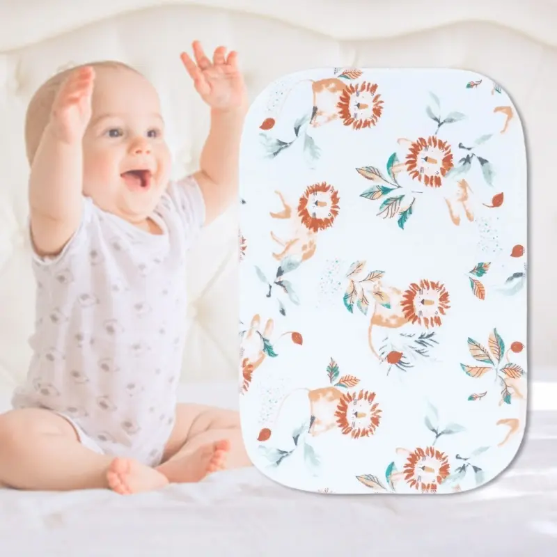 4Pcs Cartoon Print Washcloth Infant Wash Hand Face Wipes Baby Cotton Square Towels Handkerchief Muslin Cloth Feeding Bib