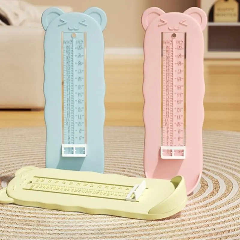 Baby Foot Measurement Device for Kids Foot Length Measure Gauge Shoe Sizer Measuring for Infants Shoes Size Measuring Ruler