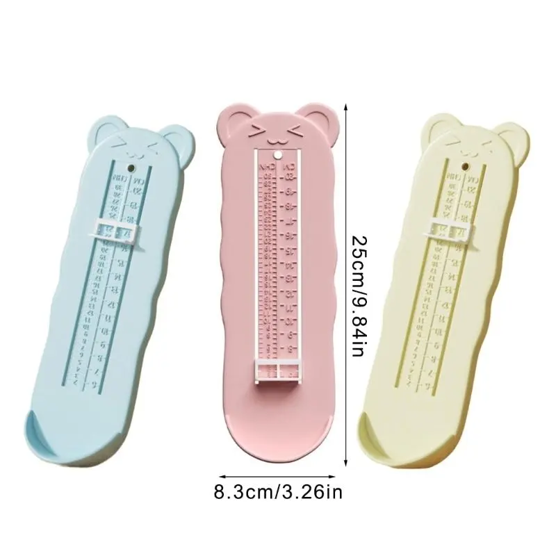 Baby Foot Measurement Device for Kids Foot Length Measure Gauge Shoe Sizer Measuring for Infants Shoes Size Measuring Ruler